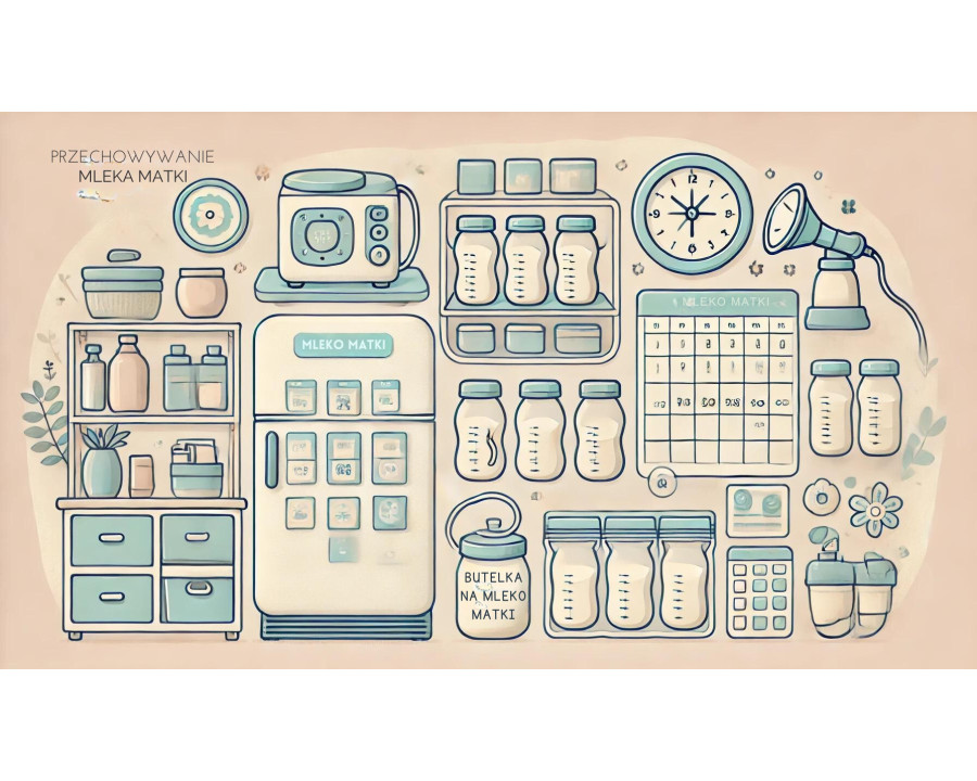 Przechowywanie mleka matki. Jak to robić?